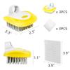 ICEICE Double-Sided Potato and Vegetable Scrub Brushes, 4-Piece Set view 2