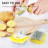 ICEICE Double-Sided Potato and Vegetable Scrub Brushes, 4-Piece Set view 3