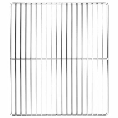 vidaXL Stainless Steel Grill Grate 40 x 35 cm Silver