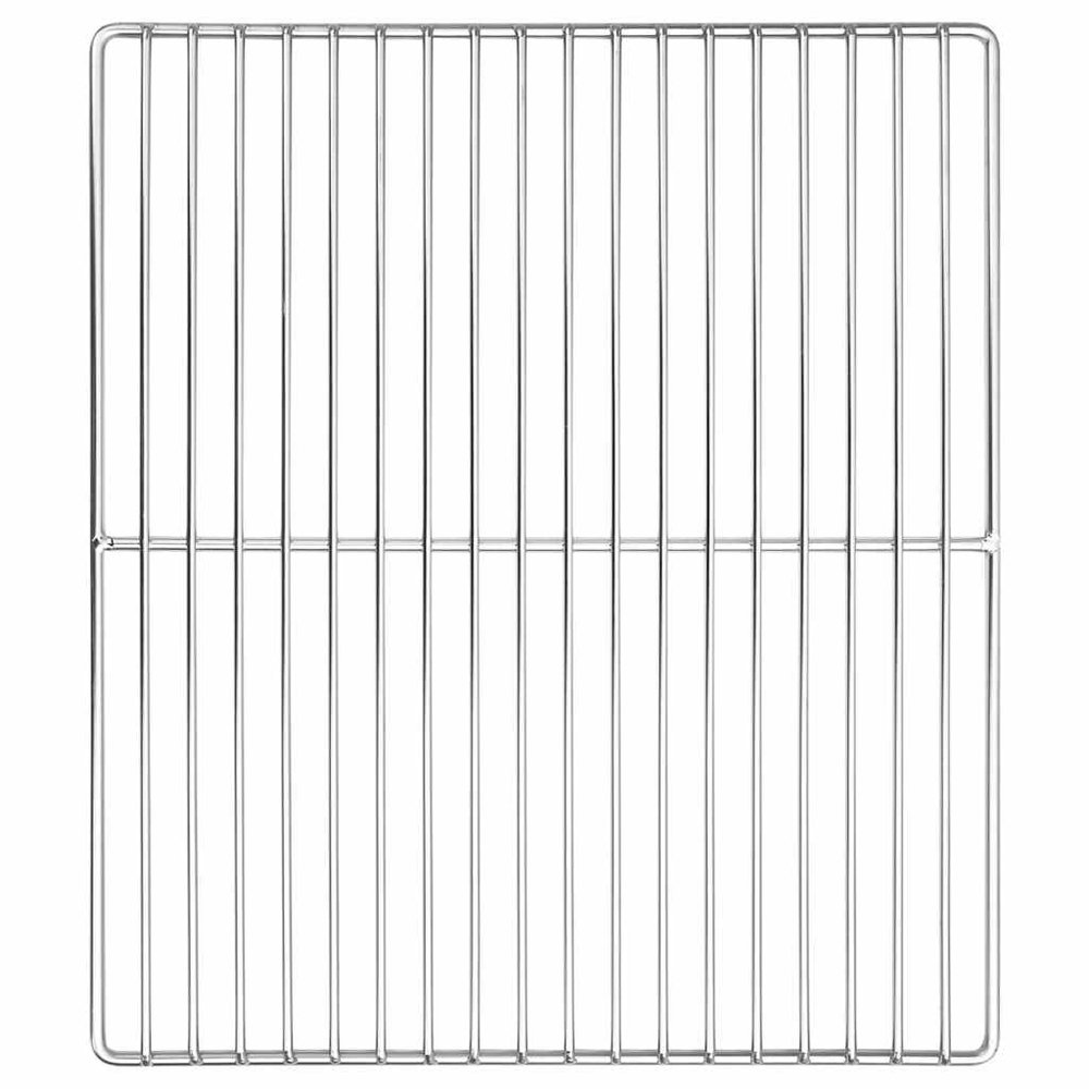 vidaXL Stainless Steel Grill Grate 40 x 35 cm Silver