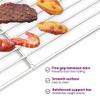 vidaXL Stainless Steel Grill Grate 40 x 35 cm Silver view 4