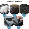 Reinforced Black Polyethylene Fish Pond Liner, 35S, 2.5 x 2.5 m view 2