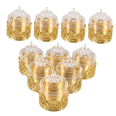12-Pack Plastic Candy Boxes, European Style