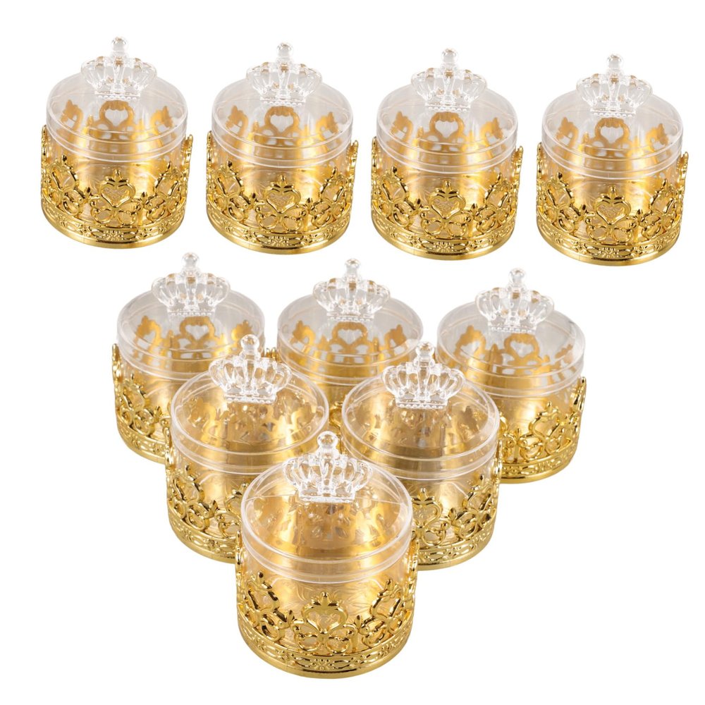 12-Pack Plastic Candy Boxes, European Style