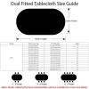 Highdi 3D Stretch Oval Tablecloth, Washable, Elastic-Fit Outdoor Table Cover, Vintage Mandala 9,107 x 165 cm view 2