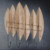 ALMA Metal Wall-Mounted Coat Rack in Black and Gold, 35 cm Wide view 4