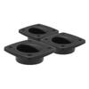 ibasenice Flush Pull Handles for Boat Hatches, 3-Pack, Black PP view 1