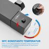 KOMIRO Black Thermostatic Shower System with Rain Shower view 4