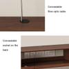 Floating Wall-Mounted TV Stand with Flip-Down Door, 200 × 24 × 18 cm view 4