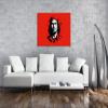 deyoli Canvas Print Revolution in Red – Che Guevara, Iconic Face of Change, 70 x 50 cm XXL view 2
