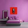 deyoli Canvas Print Revolution in Red – Che Guevara, Iconic Face of Change, 70 x 50 cm XXL view 3