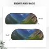 FHEBNDS Cosmetic Bag with Norwegian Fjords for Women and Men, Large Pencil Case, Aesthetic Pencil Pouch, Coin Purse, Leather Cosmetic Bag with Zipper, Office Organizer view 3