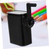 Adjustable Crank Pencil Sharpener for Sketching Pencils, Black view 4