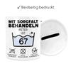 Kiddle-Design Personalized Piggy Bank for 67th Birthday – “Handle with Care, This Good Piece Is 67” view 3