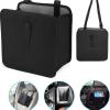 ETANULPEX 1-Pack Hanging Car Trash Can, Portable Hanging Wastebasket with Rear Storage Compartment, Waterproof view 2