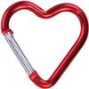 Red Heart Carabiner Keychain Clips, Aluminum Alloy for Camping, Backpacks and Water Bottles view 1