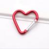 Red Heart Carabiner Keychain Clips, Aluminum Alloy for Camping, Backpacks and Water Bottles view 2