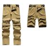 Foweknow Men's Zip-Off Trekking Pants, Waterproof Quick-Dry Softshell Outdoor Shorts view 4