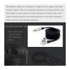 ROBAUN Male Jack Plug to 3-Pin Female Connector, 90-Degree Right-Angle, M/F Microphone Audio Cable, Silver Red, 2.9 m view 3