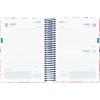 Dohe School Planner 2025–2026 – One Day per Page, A6 (12 x 17 cm), Spanish and English, September to June, Spiral Binding and Elastic Band, Hardcover, 4 Sticker Pages – PRIME Camomille view 2
