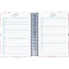 Dohe School Planner 2025–2026 – One Day per Page, A6 (12 x 17 cm), Spanish and English, September to June, Spiral Binding and Elastic Band, Hardcover, 4 Sticker Pages – PRIME Camomille view 4