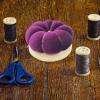 Dickly Pumpkin Pin Cushion, Purple view 2