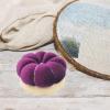 Dickly Pumpkin Pin Cushion, Purple view 4