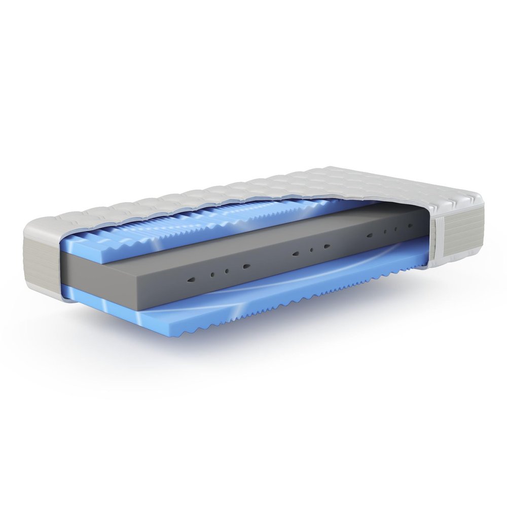 Hn8 XXL Gelstar KS Cold Foam Mattress, H3, 140 x 200 cm