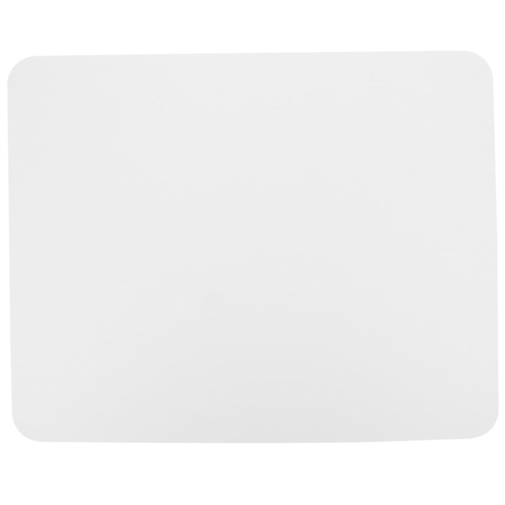Happyyami White PU Leather Mouse Pad, Non-Slip, for Gaming Enthusiasts