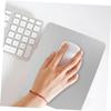Happyyami White PU Leather Mouse Pad, Non-Slip, for Gaming Enthusiasts view 3