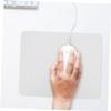 Happyyami White PU Leather Mouse Pad, Non-Slip, for Gaming Enthusiasts view 4