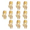 SMA Female PCB-Mount Base Socket Jacks, 50 Ohm RF, Brass, 10-Pack view 4