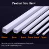10 ABS Square Tubes, 500 mm Long, 2–10 mm Side Lengths view 2
