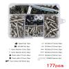 GTVRFLOKI Compatible with Suzuki V-Strom 1000/650 Motorcycle Fairing Screw Set, 177-Piece (B) view 2