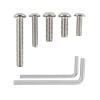 GTVRFLOKI Compatible with Suzuki V-Strom 1000/650 Motorcycle Fairing Screw Set, 177-Piece (B) view 3
