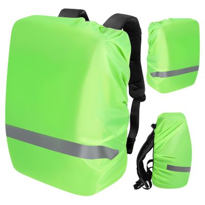 Abaodam Reflective Backpack Rain Covers, 3-Pack, for 18–30 L