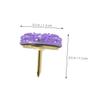 Veemoon 20-Piece Round Push Pins, Small Map Tacks for Cork Boards and Maps view 2