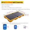 Generic Spill Containment Pallet for 2 Drums, 12/18/40-Gallon Modular Tray with Drain and Forklift Pockets view 2