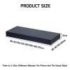 Square Display Pedestal Stand, Black, 40 x 40 x 10 cm view 2