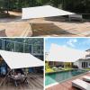 Shade Sail 50 x 500 cm, 95% UV Protection, White view 2