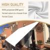 Shade Sail 50 x 500 cm, 95% UV Protection, White view 3