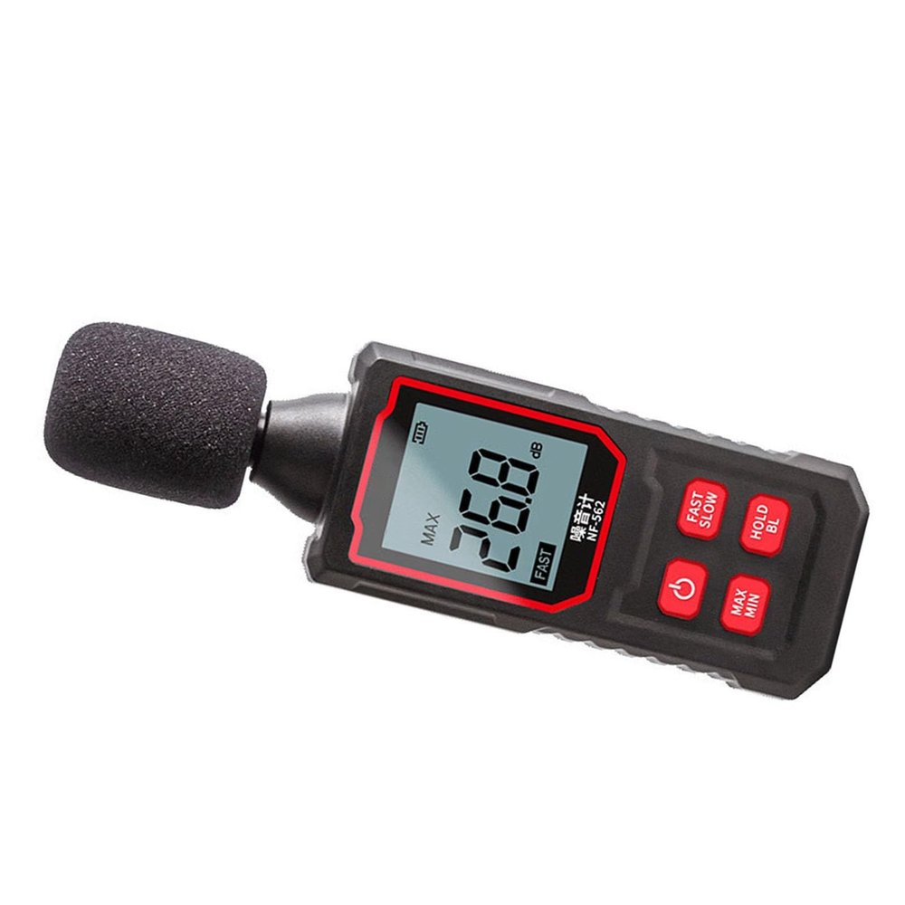 High-Accuracy Decibel Meter with LCD for Construction Sites
