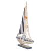 KOCKSHION 3-Piece Mediterranean Sailboat Model, Retro Tabletop Decor for Living Room, Bedroom, and Office view 1