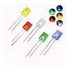 LYCCS 100-Piece 2x3x4 mm/2x5x7 mm Square DIP LEDs, Red, Yellow, Green, Blue, High Brightness (White-Red, 2x3x4 mm) view 4
