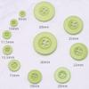 30 Round Resin Buttons, 4-Hole, Beige, 18 mm view 2