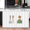 Highdi Cabinet Curtain, Dust-Resistant, Self-Adhesive Privacy Curtain for Kitchen Cabinets, Wardrobes and Bookshelves (Bread Machine, W70 x H90 cm) view 1