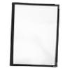 PRETYZOOM Transparent PVC 6-Page Menu Folder with Protective Corners view 1