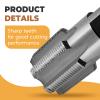Consfly NPT Pipe Tap Set, 2.5 cm, 3.8 cm and 3.8 cm, 3-Piece Carbon Steel view 2