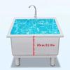 Commercial Floor Mop Sink, Freestanding Stainless Steel, 60 x 50 cm view 3