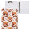 Panda Heart Ring Binder, 3.8 cm, for 200 Sheets, Fun Clipboard, Round Ring Binder, 31.5 x 27 x 6 cm, 2-Pack view 3